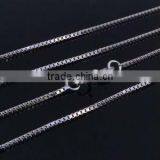 Sterling silver box chain -1.0mm