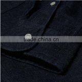 Hot Sale Dark Color Washed Denim Dress Shirts Wholesale Dress Denim Shirts thumbnail-5