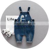 S17661A 2017 Children's Clothing Ripped Jeans Baby Boys Leisure Denim Overalls thumbnail-2