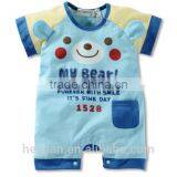 Short Sleeves Printed Cartoon Baby Clothes Set Summer Romper Newborn Baby Clothing thumbnail-4