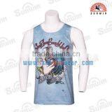 Top Sale Dry Fit Custom Sublimated Running Singlet thumbnail-1