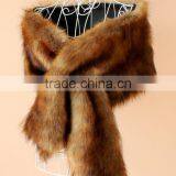 Faux Fur Wrap Cape Shawl for Women's Wedding Dresses