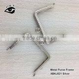 Silver Custom Purse Frame Box Clutch Frame for Bags and Handbags thumbnail-2