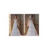 Hot-selling 2011 Sweetheart Chapel Train Embroidered Wedding Dress thumbnail-1