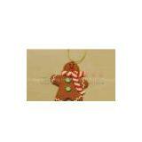 KH D-001 Polymer Clay Dough Christmas Bear for Hanging Decoration