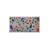 Japan Style Puffy Stickers for Kids  , Sea World 3D Clear PVC Stickers