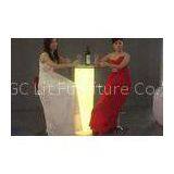 16 Colors Changeable LED Bar Tables / LED Leisure Table , Lighting Cocktail Table
