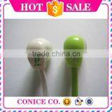 Cheap Promotion Green and White Colorful Silicone Micro Earphone With Rubber Cover thumbnail-5