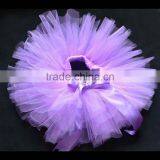 Toddler Girls' Purple Bowknot Ruffles Tiered Pettiskirt