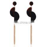 Fashion Acetic Acid Earring Drop Earring With Long Chain thumbnail-2