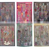 Wholesale Sari Patchwork Wall Hanging Recycle Sari Patchwork Tapestry