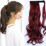 Bouncy Curl Mixed Color 18 Inches Natural Straight Natural Human Hair Wigs 100g