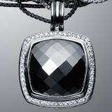 Sterling Silver Jewelry 20mm Hematite Albion Enhancer(P-058)