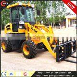 2Ton Wheel Loader With Log Fork,V-snow Blade,4 in 1 Bucket thumbnail-4