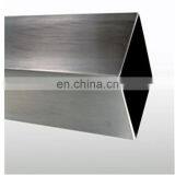 Hot Rolled Welded Type Galvanized Square Pipe 202 430 304 316L Cold Rolled Tube Stainless Steel Square Pipe