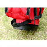 Custom Red and Black Color Polyester Material Golf Cart Bag thumbnail-3