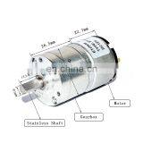 Central Shaft 6mm 12volt 100-300rpm Gearbox Motor for Hygenic Dispenser thumbnail-2