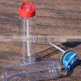Outdoor Portable Plastic Water Bottle With Straw 700ml thumbnail-1