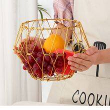 Wholesale Cheap Living Room Modern Simple Kitchen Storage Organizer Folding Fruit Basket