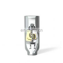 Modern Abstract Mosaic Grey Decal White Porcelain Cyber Style Flower Vase Ceramic Home Table Decor thumbnail-2