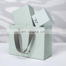 Green Exquisite Set Packaging Box Custom Logo Jewelry for Ring Necklace Earing Bracelet Packaging