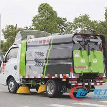 Dongfeng 4x2 Mini 6 Wheel Street Sweeper Truck 2500 Liters thumbnail-3