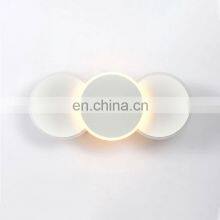 Factory Price Scones Corner Simple Aluminum Hotel Nordic Modern Round Shape Art Wall Light For House Decoration thumbnail-1