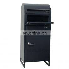 Smart Metal Parcel Delivery Box Outdoor Parcel Dropping Parcel Drop Box for Mail