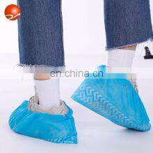 High Quality Cleanroom Non-woven Shoe Covers Disposable Anti Slip Overshoes Waterproof PP PE Shoe Covers thumbnail-3