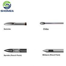 Shomea Customized 14-32G Stainless steel sideport needle with pencil point tip