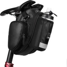 Bike Saddle Bag Water Bottle Holder Bicycle Under Seat Pack Storage Bag for Mountain Road Bicycle