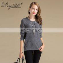 High Quality 100% Cashmere Women's Sweater Comfortable Knitted Casual Style With Crew Neck Solid Pattern for Winter thumbnail-3
