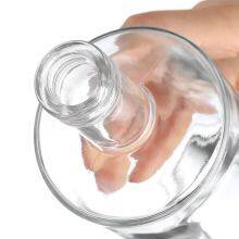 750 ML 620g Customized Round Shape Super Flint Glass Bottle for Vodka Gold Supplier SinoBottles Packaging thumbnail-2