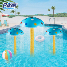 Outdoor Children's Water Park Amusement Fountain Curtain Message Water Mushroom for Swimming Pool