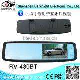 4.3 Inch Color TFT LCD Bluetooth Car Rear View Mirror Monitor for Back up