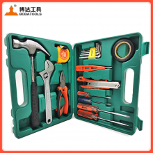 17-Piece Home Multifunctional Tool Set Repair Tool Combination Package Mixed Tool Set Hand Tool Kit With Plastic Toolbox Storage Case thumbnail-2