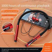 New Generation Gym959 Neck-hanging Sports Bluetooth Earphones, Made of Metal Material, Support Card Insertion and Offer Lossless Sound Quality. thumbnail-1