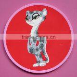 Round Leopard Custom Beer Coasters for Promotion Items