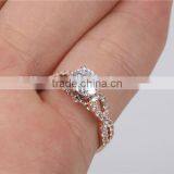 High Quality Fashion Women Rose Gold14k Ring Jewelry AAAAA CZ thumbnail-6