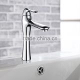 Long Neck Solid Brass Hot and Cold Waterfall Basin Taps BNF017H