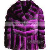 QD23117 Chinchilla Fur Jacket thumbnail-1