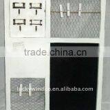 White Antique Wooden Decorative Memo Board With Key Holder thumbnail-1