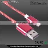 Original High Quality Mfi Custom Logo Colorful Nylon Braide USB Data Cable for Iphone 5 Mfi Charger Cable Mfi Certified thumbnail-3