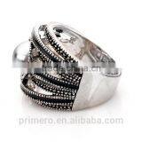 2016 Fashion Vintage Ring Bohemia Designs Imitation Pearl Finger Ring for Girls Men thumbnail-6