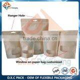 Brown Paper Bag With Window Stand Up Bag thumbnail-4