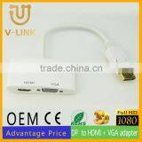 High Quality High Speed 2k 4k dp to Hdmi Vga Converter for Hdtv thumbnail-1