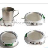 USB Cup Warmer Mug Heater With Usb Hub for Computer thumbnail-3