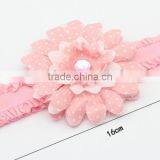 Top Elastic Sunflower Headband for Baby,wholesale Nylon Headbands thumbnail-5