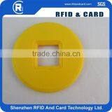 HF MIFARE Classic 1K 14443A ABSRFID TAG Waterproof tag ,laundry tag with hole