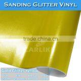 Factory Price Yellow Colored Glitter Sanding Vinyl Car Wrap Sticker thumbnail-2